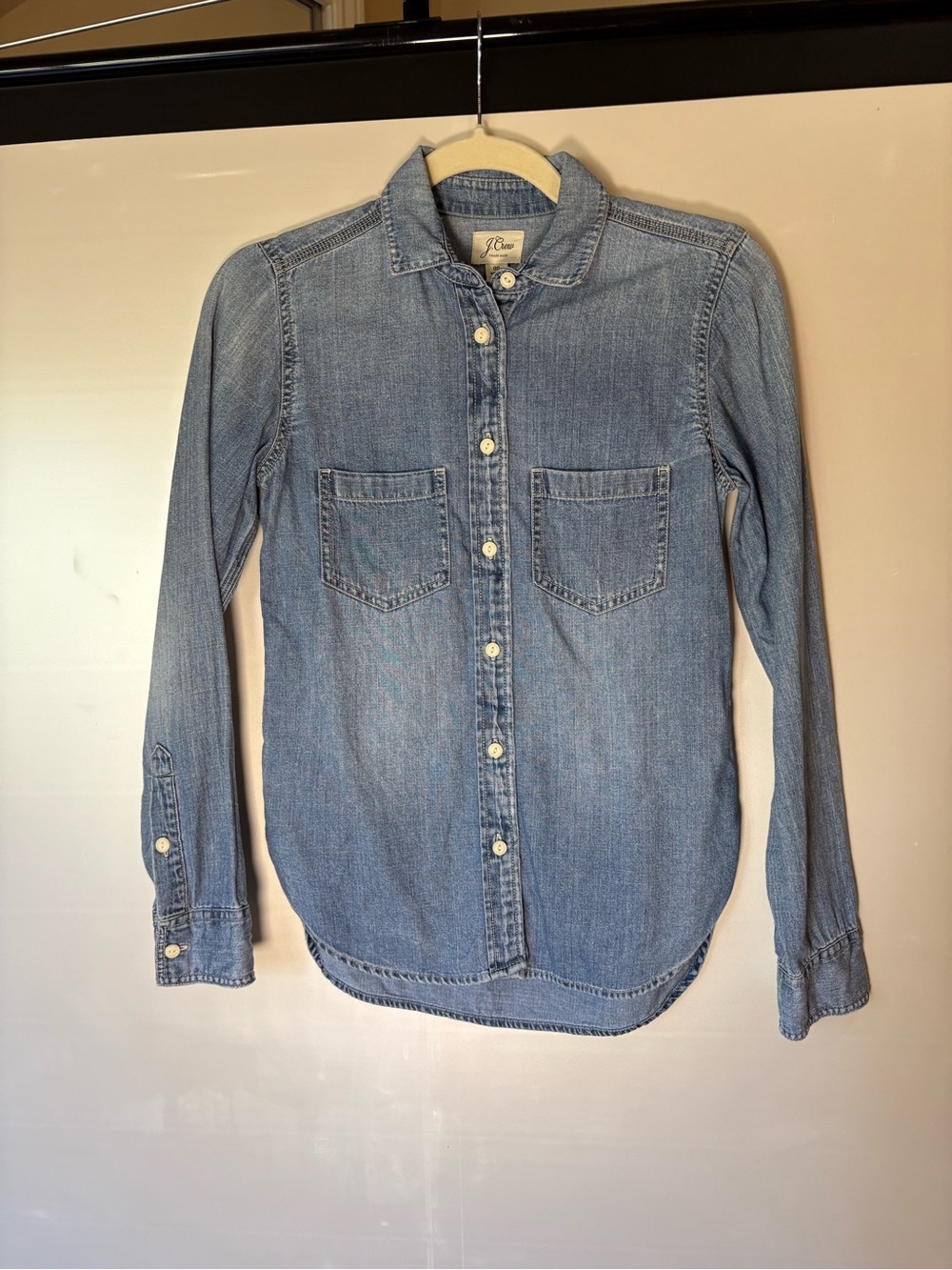 J. Crew Light Blue Denim Shirt